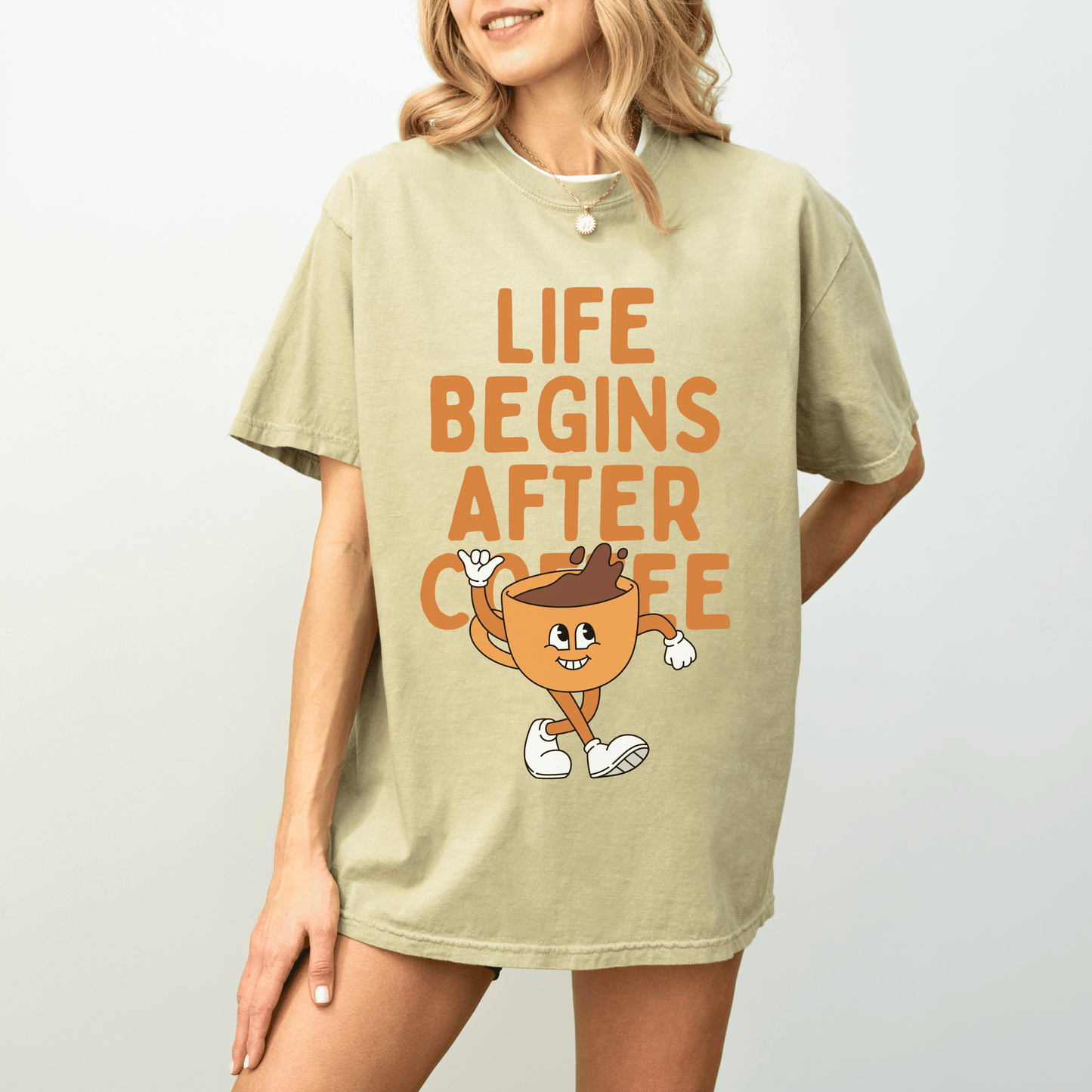 Life Begins After Coffee Tee