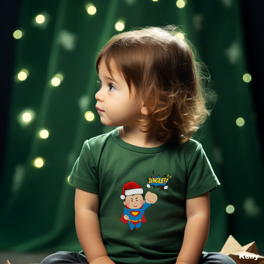 Christmas Super Hero Toddler Tee