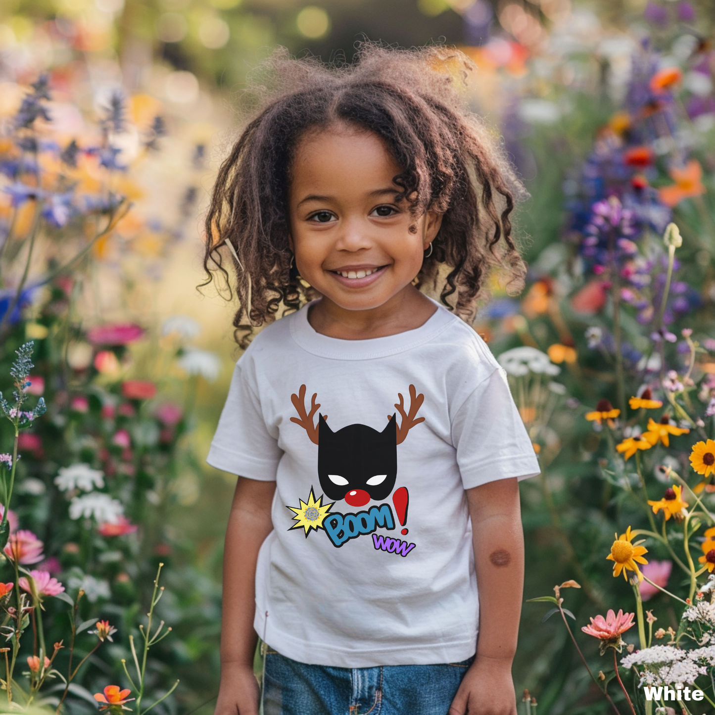 Reindeer Batman Toddler Tee