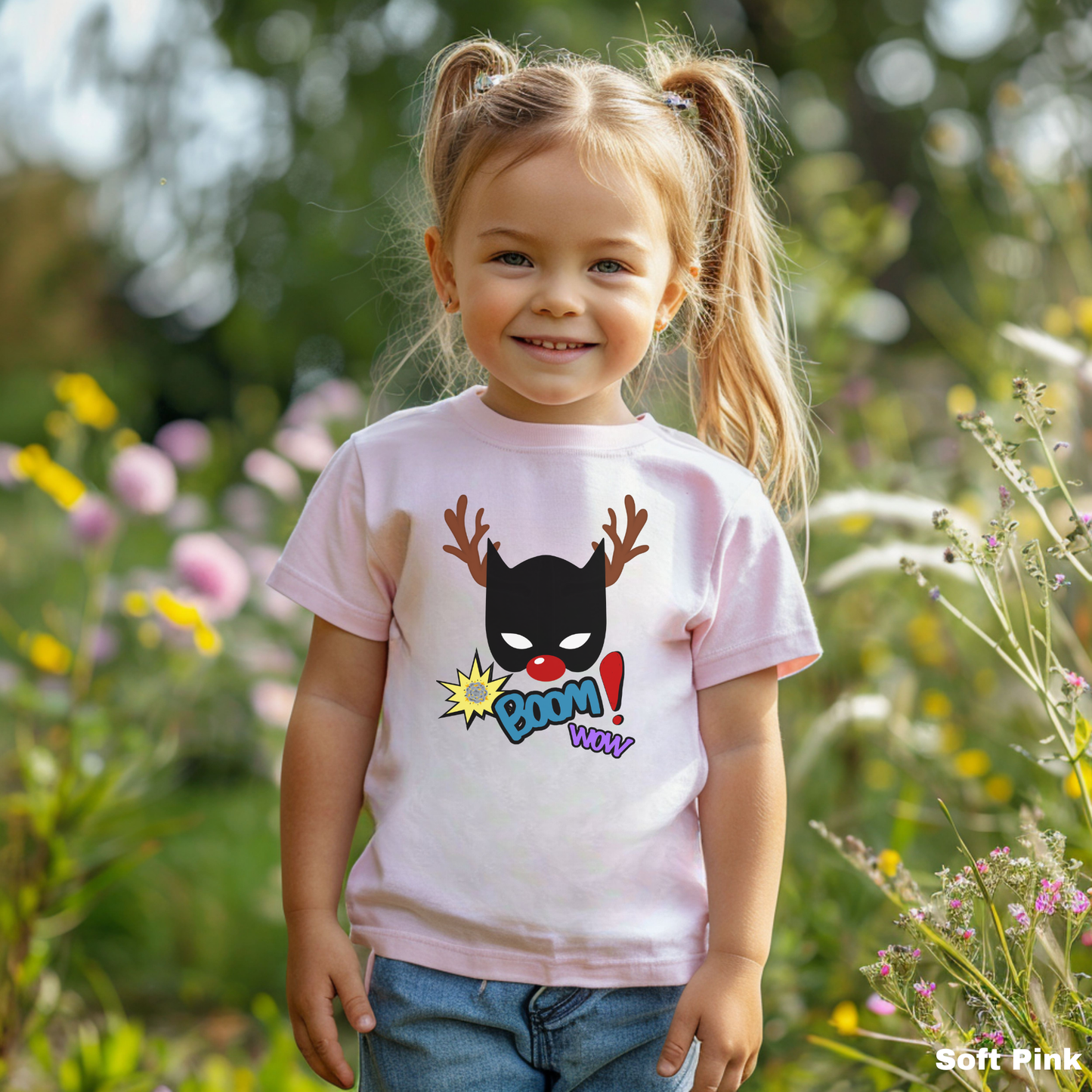 Reindeer Batman Toddler Tee