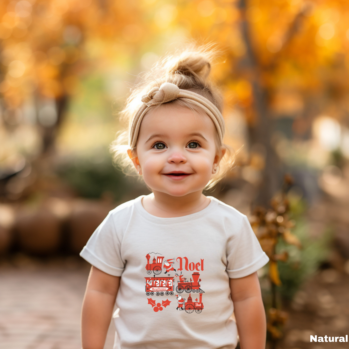 Noel Trains Toddler Tee