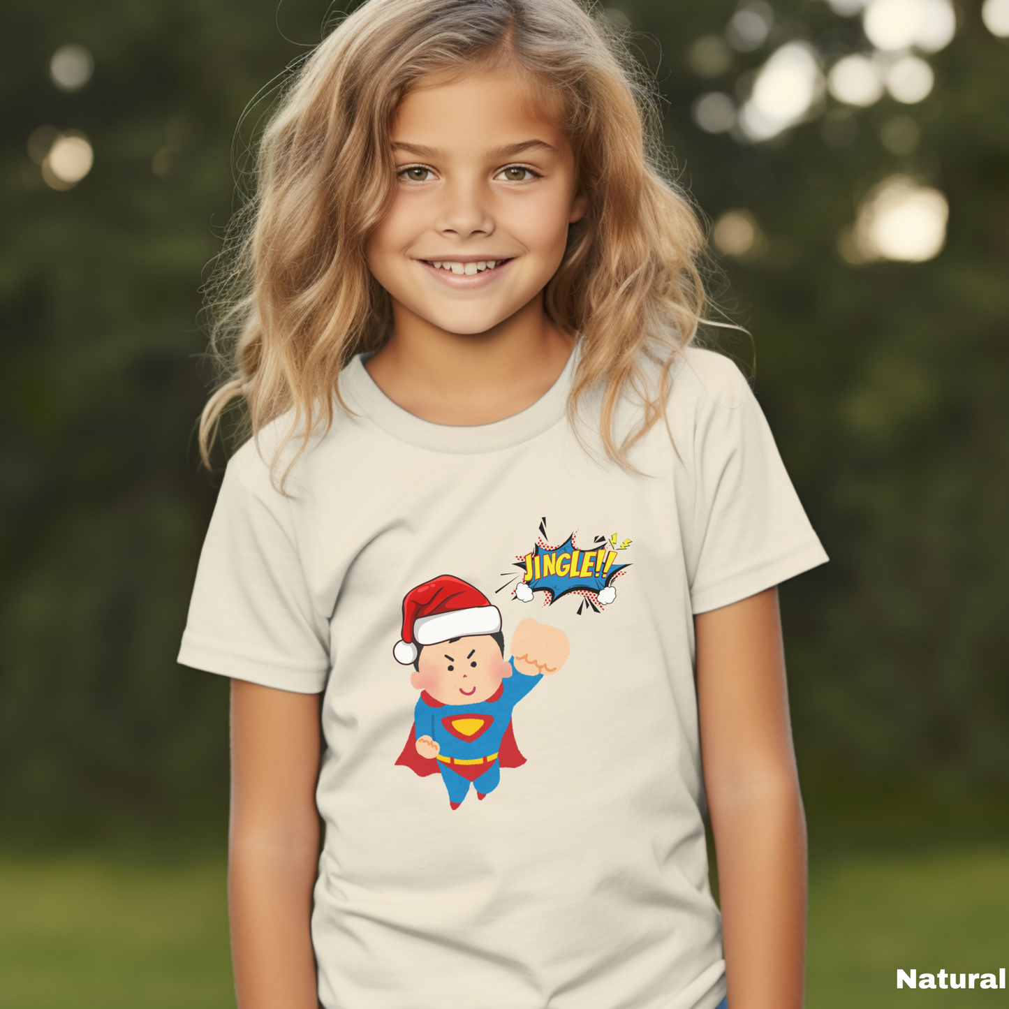 Christmas Super Hero Youth Tee