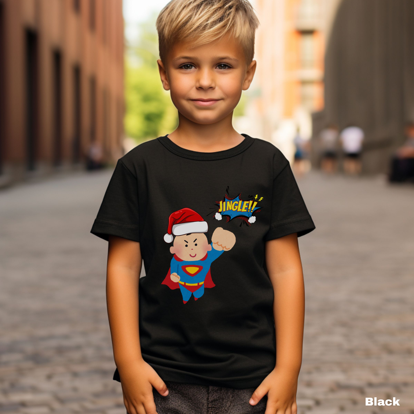 Christmas Super Hero Youth Tee