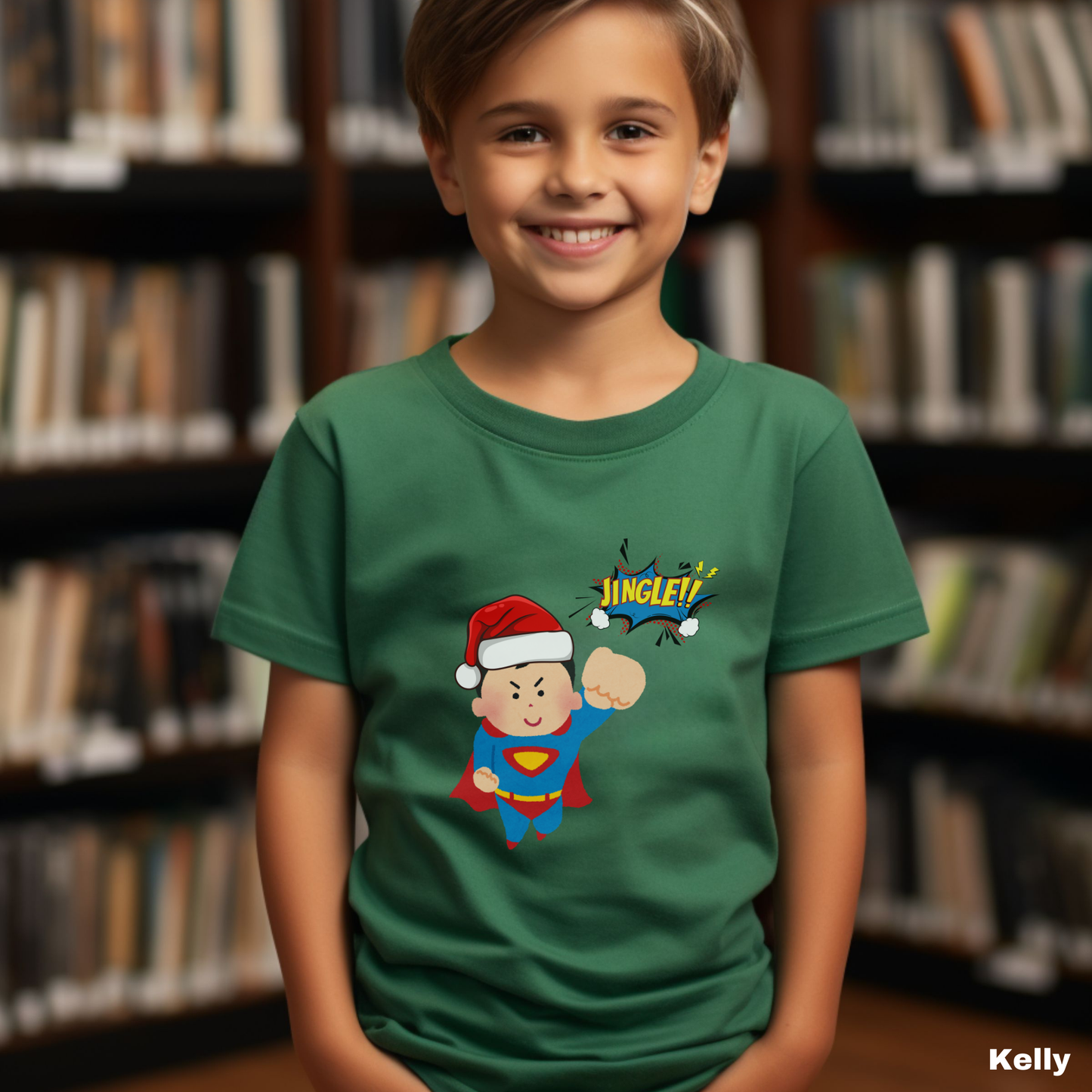 Christmas Super Hero Youth Tee