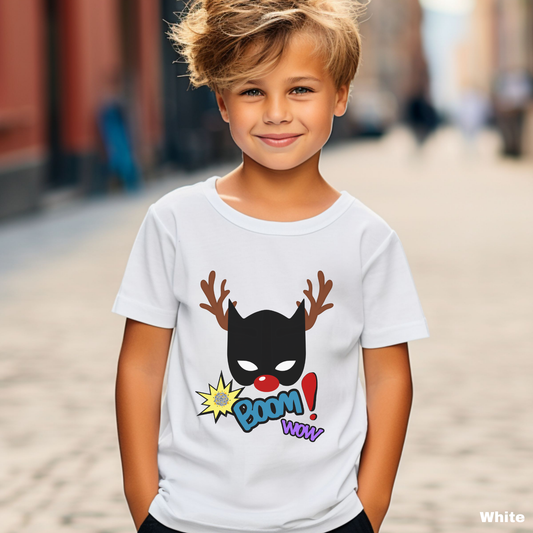 Reindeer Batman Youth Tee