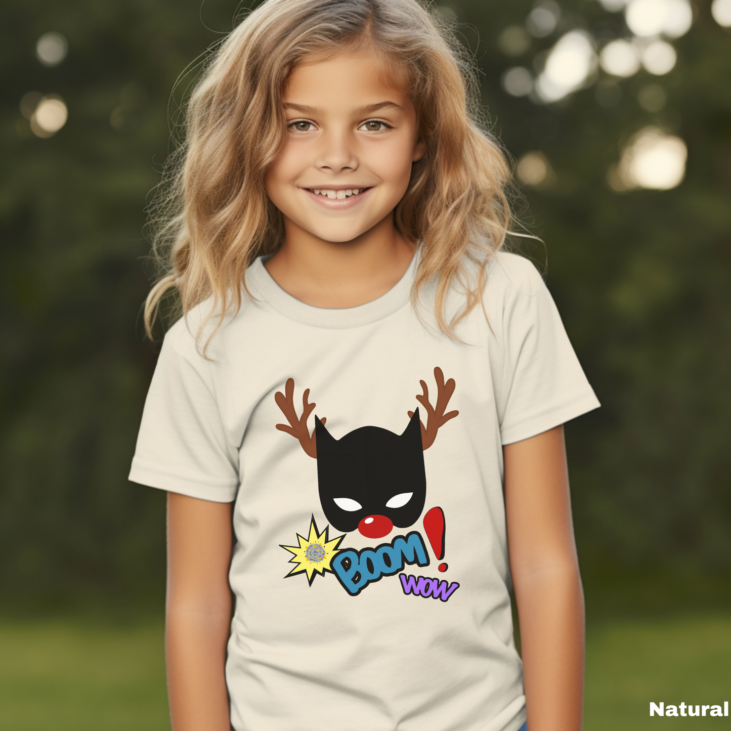 Reindeer Batman Youth Tee