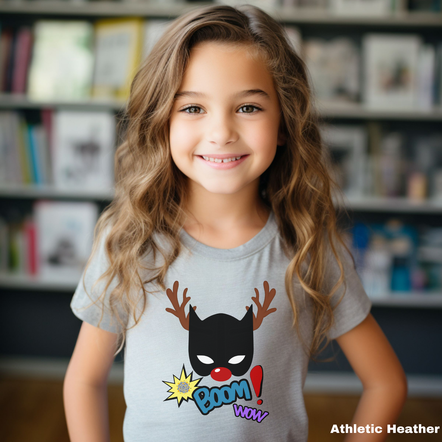 Reindeer Batman Youth Tee