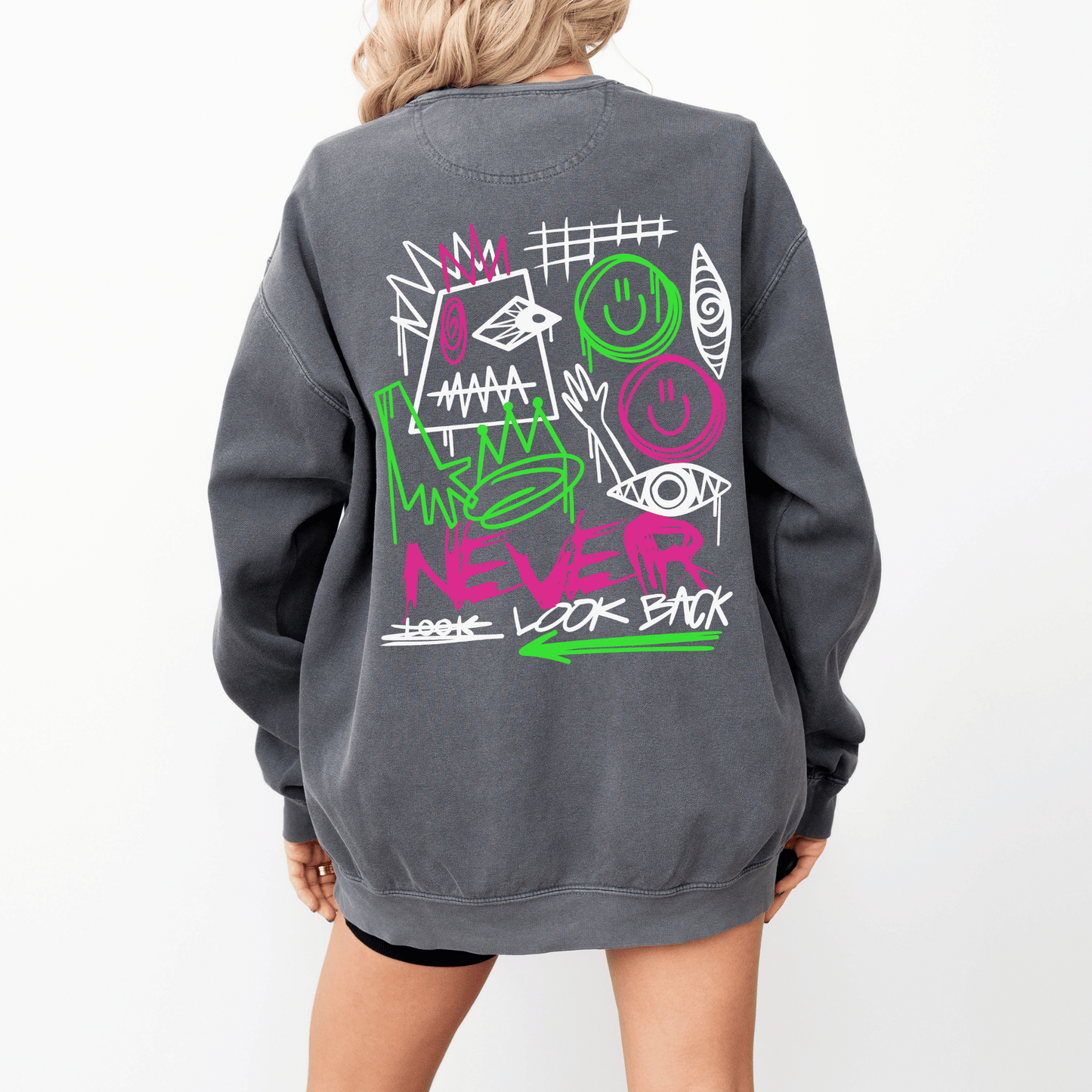 Never Look Back Streetwear Sweatshirt