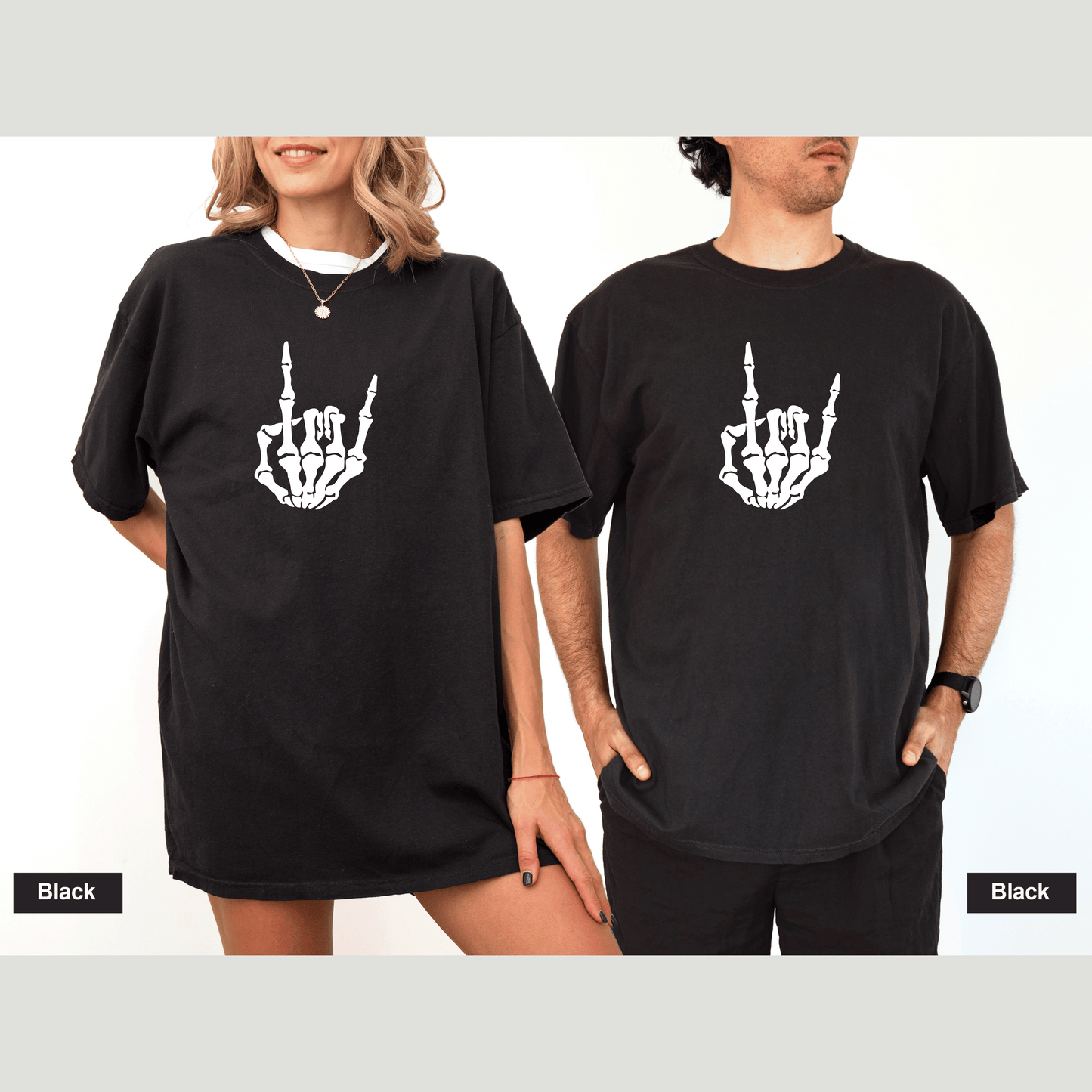 Rock Skeleton Hand Tee