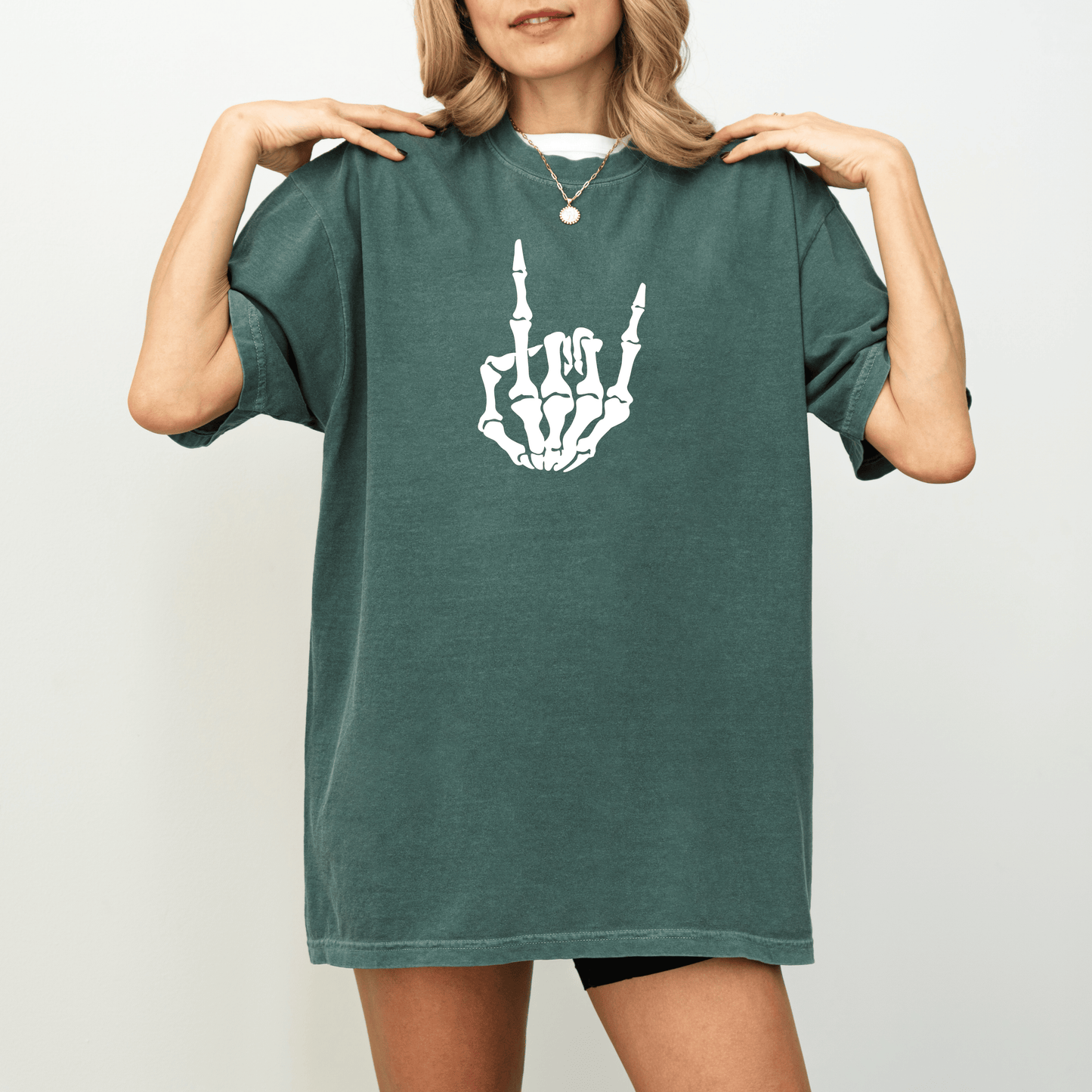 Rock Skeleton Hand Tee